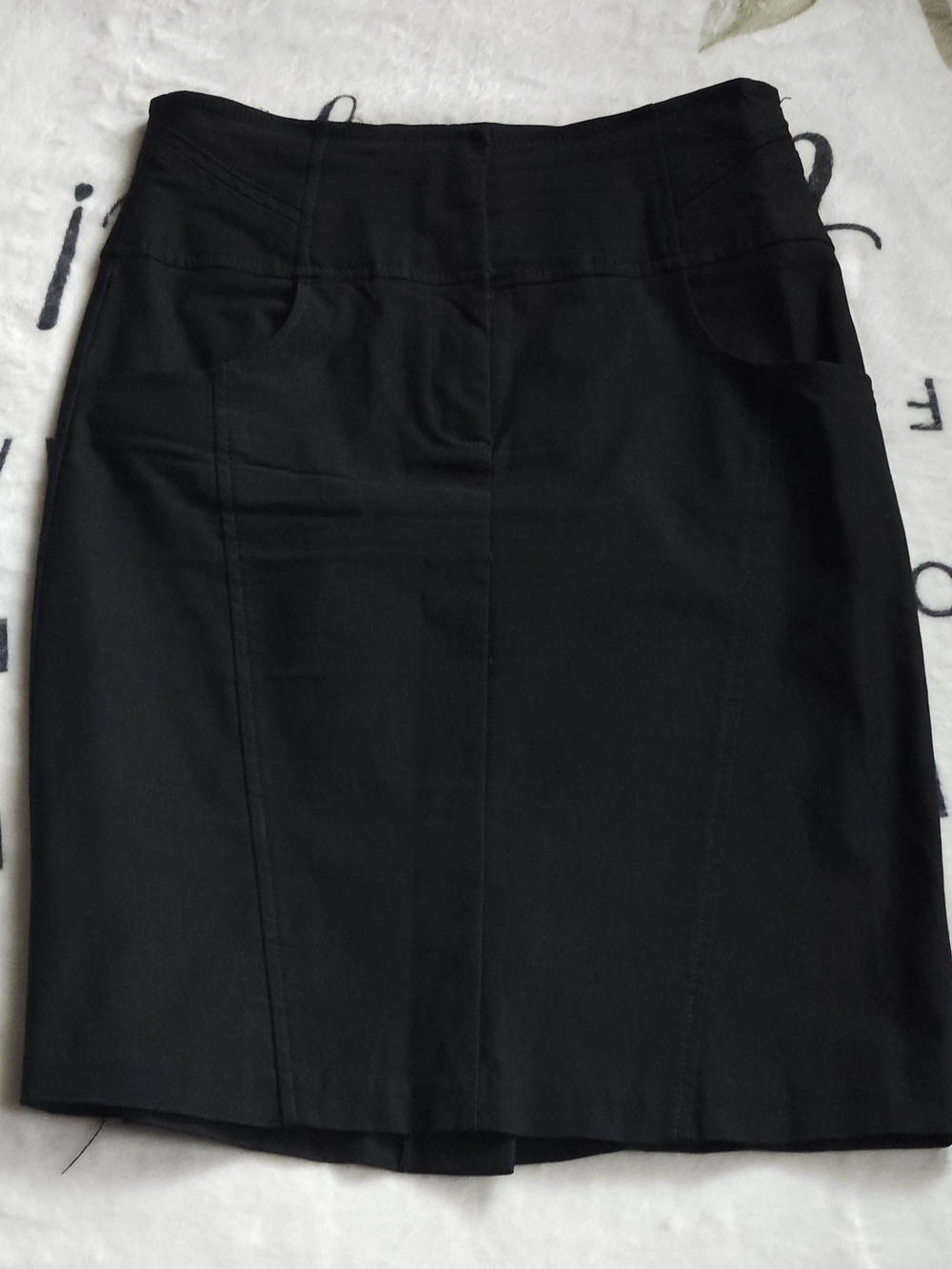 Forever 21 Black High-Waist Pencil Skirt - M